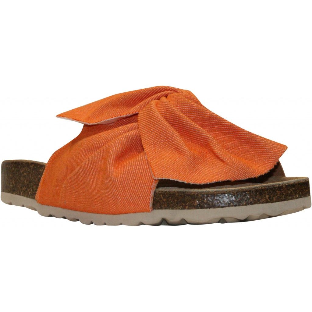 Original Sin EmmaOS RECYCLED Denim Sandals Orange