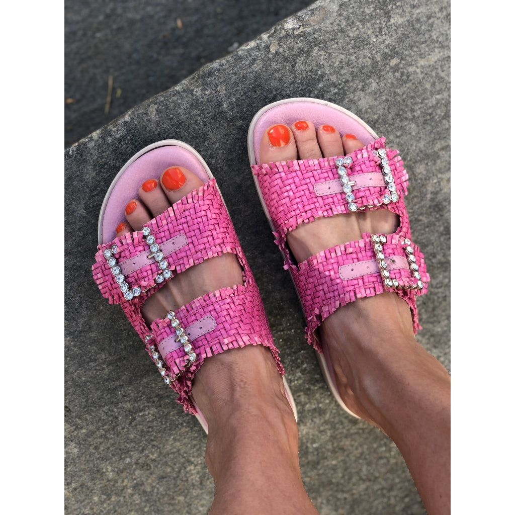 Original Sin NajaOS Sandals Pink